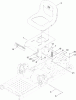 Toro 74623 (4200) - TimeCutter SS 4200 Riding Mower, 2012 (SN 312000001-312999999) Ricambi SEAT ASSEMBLY