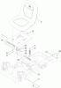 Toro 74624 (4235) - TimeCutter SS 4235 Riding Mower, 2011 (311000001-311999999) Ricambi SEAT ASSEMBLY