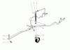 Toro 62900 - 5 hp Lawn Vacuum, 1973 (3000001-3999999) Ricambi LAWN VACUUM TRAILER HITCH KIT NO. 59082