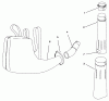 Toro 62901 - Gas Blower Vacuum, 1996 (690000001-699999999) Listas de piezas de repuesto y dibujos VACUUM ASSEMBLY