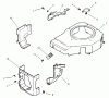 Toro 74701 (17-52ZX) - 17-52ZX TimeCutter ZX Riding Mower, 2003 (230000001-230999999) Ricambi BLOWER HOUSING AND BAFFLES ASSEMBLY KOHLER CV 490S-27503