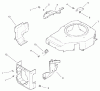 Toro 74701 (Z17-52) - Z17-52 TimeCutter Z Riding Mower, 2001 (210000001-210999999) Ricambi BLOWER HOUSING AND BAFFLE ASSEMBLY KOHLER CV 490-27503
