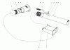 Toro 62905 - 5 hp Lawn Blower, 1973 (3000001-3999999) Ricambi LEAF BLOWER BAGGING KIT NO. 59080