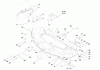 Toro 74704 (ZX480) - TimeCutter ZX480 Riding Mower, 2005 (250000001-250999999) Ricambi DECK ASSEMBLY