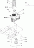 Toro 74806 (ZX525) - TimeCutter ZX525 Riding Mower, 2006 (260000001-260999999) Ricambi ENGINE AND CLUTCH ASSEMBLY