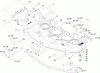Toro 74806 (ZX525) - TimeCutter ZX525 Riding Mower, 2007 (270000001-270999999) Ricambi 52IN DECK ASSEMBLY
