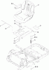 Toro 74820 (ZX5000) - TITAN ZX5000 Zero-Turn-Radius Riding Mower, 2010 (310000001-310999999) Ricambi SEAT ASSEMBLY
