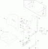 Toro 74873 (MX6080) - TITAN MX6080 Zero-Turn-Radius Riding Mower, 2012 (SN 312000001-312999999) Ricambi SEAT ASSEMBLY NO. 121-5659
