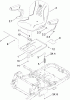 Toro 74914 (ZX5400) - TITAN ZX5400 Zero-Turn-Radius Riding Mower, 2010 (310000001-310999999) Ricambi SEAT ASSEMBLY