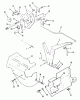 Toro Y1-20OE02 (620-Z) - 620-Z Tractor, 1991 (1000001-1999999) Ricambi COVERS & GOVERNOR LINKAGE-612-Z
