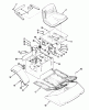 Toro Y1-20OE02 (620-Z) - 620-Z Tractor, 1991 (1000001-1999999) Ricambi FENDERS, FLOOR PAN AND SEAT