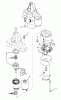Toro Y1-20OE02 (620-Z) - 620-Z Tractor, 1991 (1000001-1999999) Ricambi STARTER-616-Z, 620-Z
