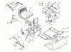 Toro Y1-16OEE4 (616-Z) - 616-Z Tractor, 1992 (2000001-2999999) Ricambi FENDERS, FLOOR PAN & SEAT ASSEMBLY