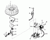 Toro 31263 (526) - 526 Snowthrower, 1973 (3000001-3999999) Ricambi MAGNETO ASSEMBLY MODEL NO. 610694A