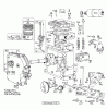 Toro 31756 (726) - 726 Snowthrower, 1974 (4000001-4999999) Ricambi ENGINE MODEL NO. 190402 TYPE 0754 BRIGGS & STRATTON