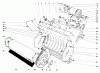 Toro 31453 - Snow Pup (electric), 1972 (2000001-2999999) Ricambi LOWER MAIN FRAME