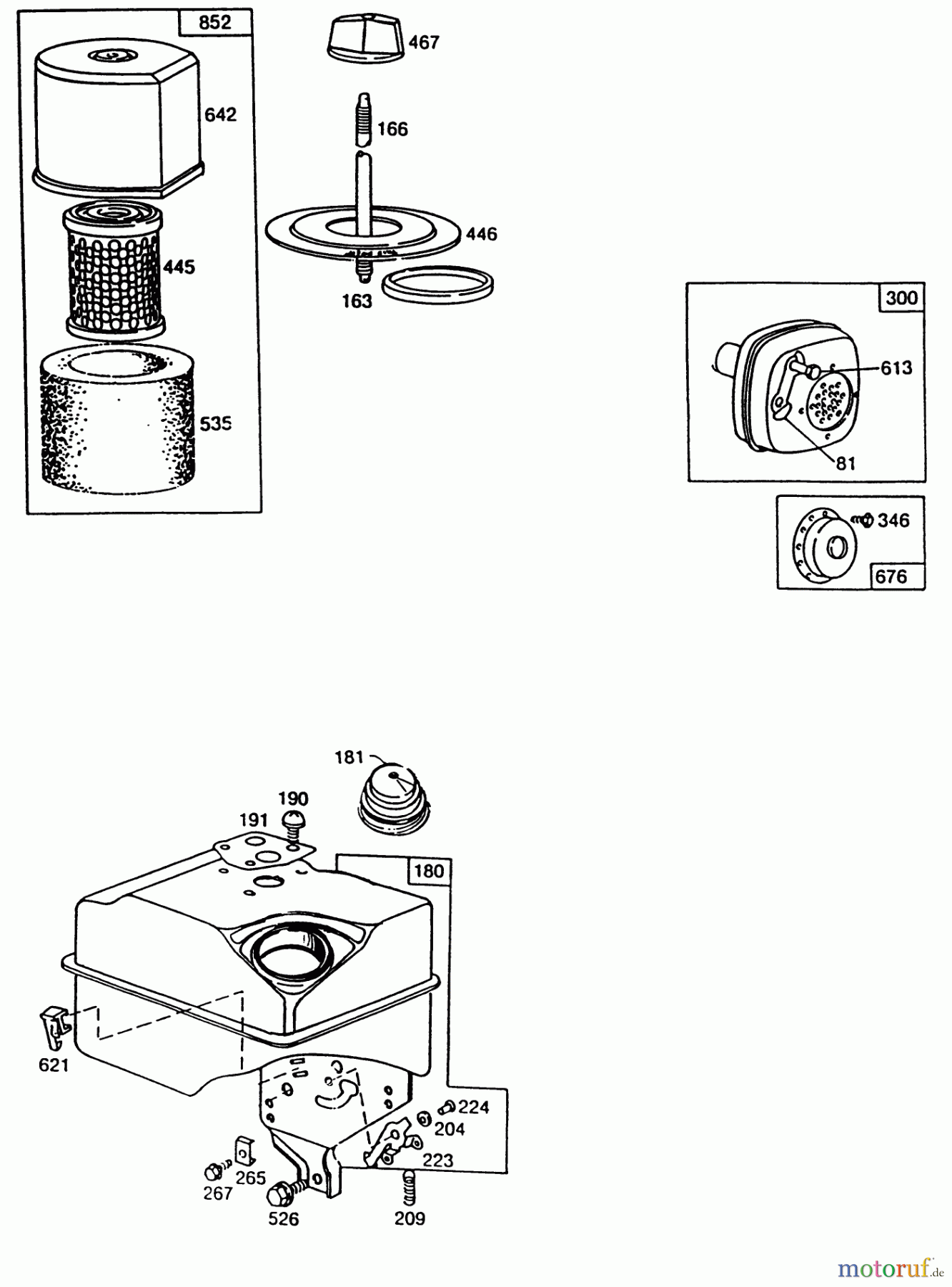  Toro Neu Blowers/Vacuums/Chippers/Shredders 62912 - Toro 5 hp Lawn Vacuum, 1990 (0000001-0999999) ENGINE BRIGGS & STRATTON MODEL NO. 130202-1640-01 #3