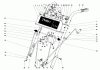 Toro 31677 (724) - 724 Snowthrower, 1974 (4000001-4999999) Ricambi HANDLE ASSEMBLY