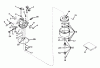 Toro 31626 (526) - 526 Snowthrower, 1971 (1000001-1999999) Ricambi CARBURETOR ASSEMBLY MODEL NO. 630992B