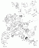 Toro 31660 (526) - 526 Snowthrower, 1972 (2000001-2999999) Ricambi ENGINE, MODEL NO. H50-652796J