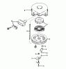 Toro 38010 (421) - 421 Snowthrower, 1980 (0000001-0999999) Ricambi REWIND STARTER NO. 590473