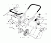 Toro 38014 - Snow Master 14, 1978 (8000001-8999999) Ricambi UPPER MAIN FRAME