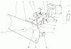 Toro 38035 (3521) - 3521 Snowthrower, 1988 (8000001-8999999) Ricambi GRADER BLADE ASSEMBLY MODEL 59099 (OPTIONAL)