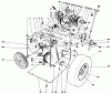 Toro 38035 (3521) - 3521 Snowthrower, 1988 (8000001-8999999) Ricambi TRACTION ASSEMBLY