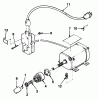 Toro 38040 (524) - 524 Snowthrower, 1984 (4000001-4999999) Ricambi STARTER MOTOR KIT-MODEL 38-7590 (OPTIONAL)