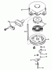 Toro 38045 (524) - 524 Snowthrower, 1983 (3000001-3999999) Ricambi REWIND STARTER NO. 590473
