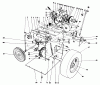 Toro 38052 (521) - 521 Snowthrower, 1988 (8000001-8999999) Ricambi TRACTION ASSEMBLY