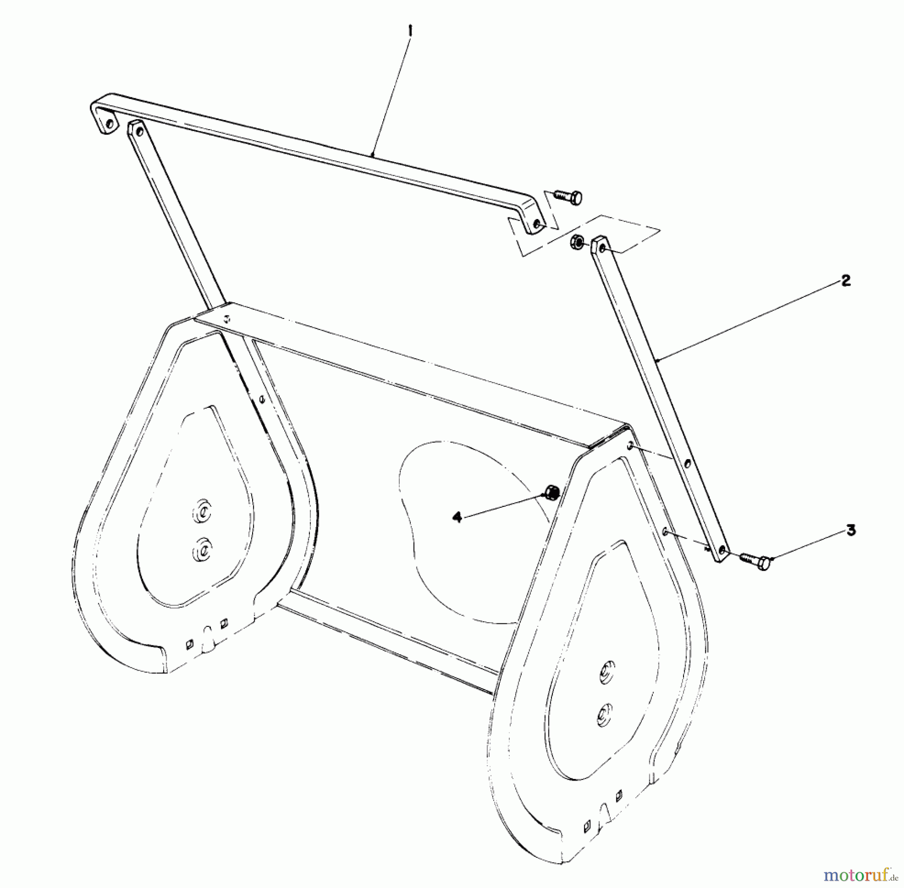 Toro Neu Snow Blowers/Snow Throwers Seite 1 38052C (521) - Toro 521 Snowthrower, 1989 (SN 9900001-9999999) DRIFT BREAKER KIT NO. 37-7020 (OPTIONAL)