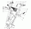 Toro 38052 (521) - 521 Snowthrower, 1994 (4900001-4999999) Ricambi HANDLE ASSEMBLY