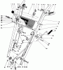 Toro 38054 (521) - 521 Snowthrower, 1992 (2000001-2999999) Ricambi HANDLE ASSEMBLY