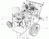Toro 38056 (521) - 521 Snowthrower, 1984 (4000001-4999999) Ricambi TRACTION ASSEMBLY