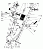 Toro 38056 (521) - 521 Snowthrower, 1986 (6000001-6999999) Ricambi HANDLE ASSEMBLY