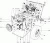 Toro 38056 (521) - 521 Snowthrower, 1990 (0000001-0999999) Ricambi TRACTION ASSEMBLY