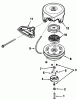 Toro 38085 (824) - 824 Snowthrower, 1990 (0000001-0999999) Ricambi REWIND STARTER NO. 590630