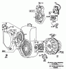 Spareparts ENGINE BRIGGS & STRATTON MODEL NO. 252412 TYPE NO. 0191-01 (11 H.P.SNOWTHROWER MODEL 38090)