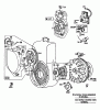 Spareparts ENGINE BRIGGS & STRATTON MODEL NO. 252416 TYPE NO. 0190-01 #2