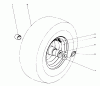 Toro 38095 (1132) - 1132 Snowthrower, 1984 (4000001-4999999) Ricambi WHEEL ASSEMBLY