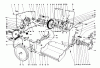 Toro 38095 (1132) - 1132 Snowthrower, 1987 (7000001-7999999) Ricambi TRACTION ASSEMBLY