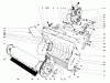 Toro 38100 (S-140) - S-140 Snowthrower, 1979 (9000001-9999999) Ricambi LOWER MAIN FRAME