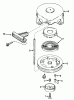 Toro 38100 (S-140) - S-140 Snowthrower, 1979 (9000001-9999999) Ricambi REWIND STARTER NO. 590537