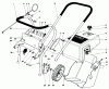 Toro 38100 (S-140) - S-140 Snowthrower, 1981 (1000001-1999999) Ricambi UPPER MAIN FRAME