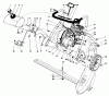 Toro 38115C (CR-20R) - CR-20 Snowthrower, 1988 (8000001-8999999) Ricambi ENGINE ASSEMBLY (MODEL NO.38115C)