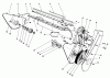 Toro 38115C (CR-20R) - CR-20 Snowthrower, 1988 (8000001-8999999) Ricambi LOWER FRAME ASSEMBLY
