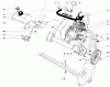 Toro 38130 (S-200) - S-200 Snowthrower, 1980 (0015001-0499999) Ricambi ENGINE ASSEMBLY (MODEL 38120)