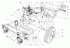 Toro 62924 - 5 hp Lawn Vacuum, 1998 (8900001-8999999) Listas de piezas de repuesto y dibujos ENGINE & BASE ASSEMBLY