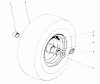 Toro 38155 (826) - 826 Snowthrower, 1980 (0000001-0999999) Ricambi WHEEL ASSEMBLY